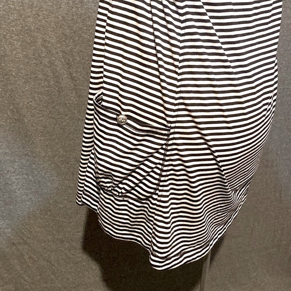 Strapless tube minidress/tunic nautical stripe 2x pinup rockabilly swim coverup - Picture 6 of 7